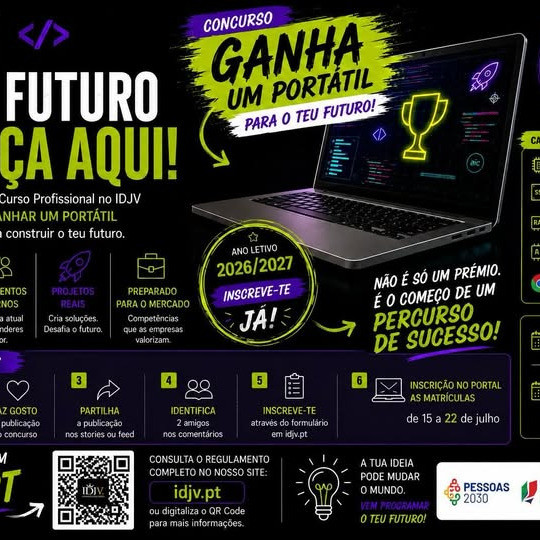 Instituto D. João V lança Giveaway Exclusivo na ExpoFago com oferta de um computador