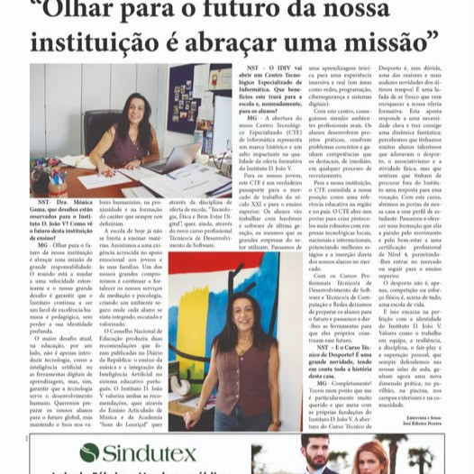 “Olhar para o futuro da nossa instituição  é abraçar uma missão”