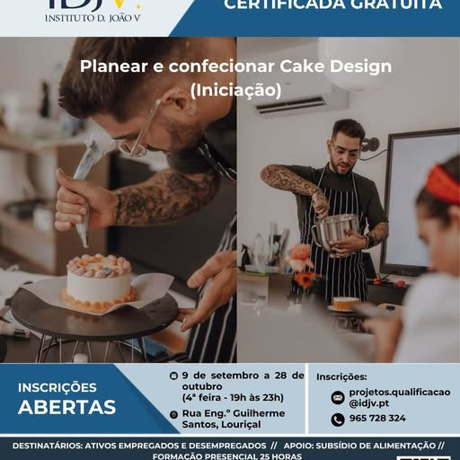 Formação Modular Certificada Gratuita | Cake Design