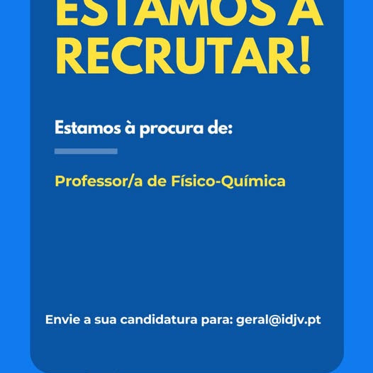 Estamos à procura de professores de excelência para fazer parte da nossa equipa.